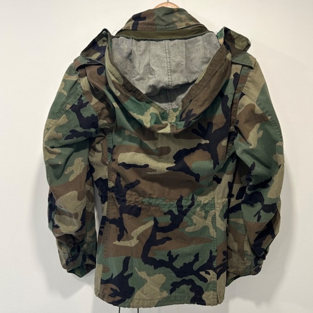 Vintage 1984 US Military Woodland Camo Field Jacket - XS Regular - Some Flaws - Picture 8 of 9